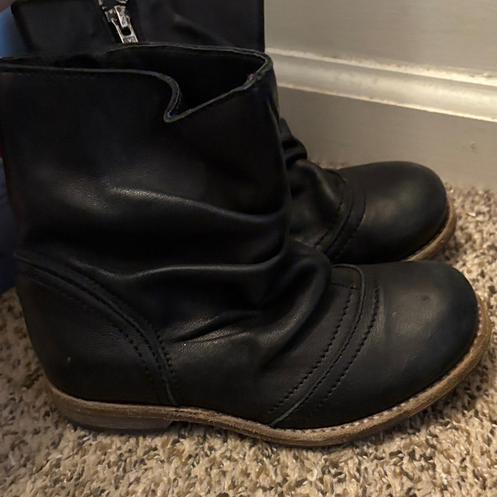 All Saints Black Kids Boots